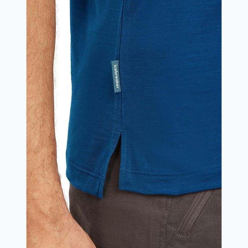Футболка трекінгова чоловіча icebreaker Merino 125 Cool-Lite Sphere III Tee atlantis 6