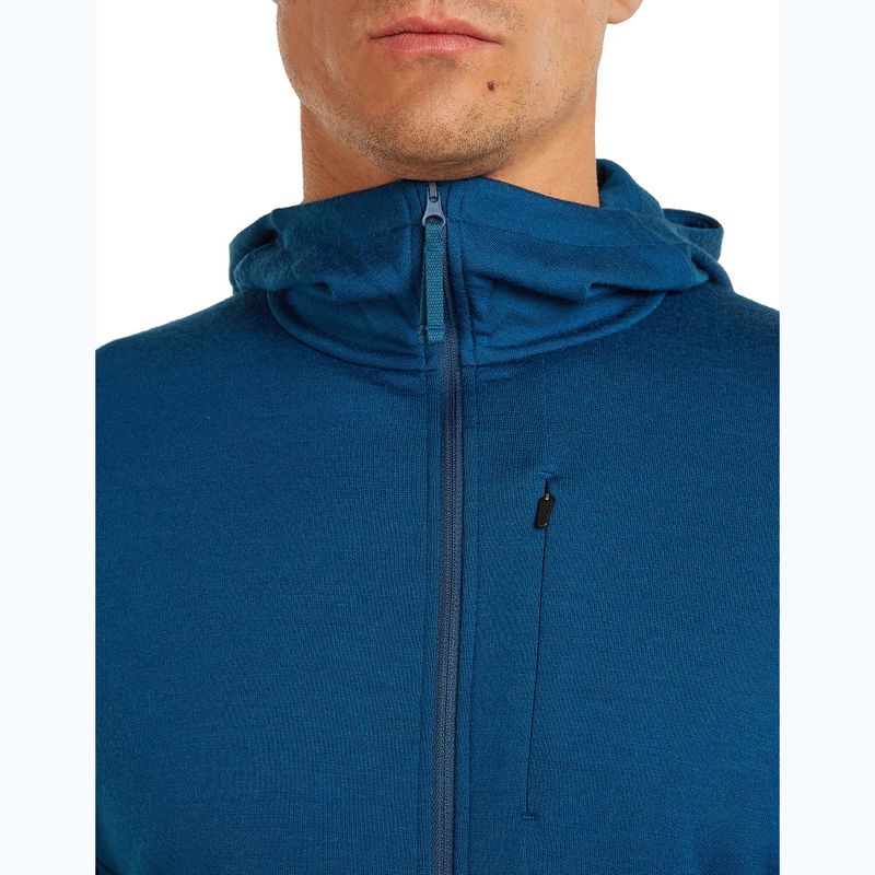 Кофта чоловіча icebreaker Merino 260 Quantum IV Zip Hoodie atlantis 6