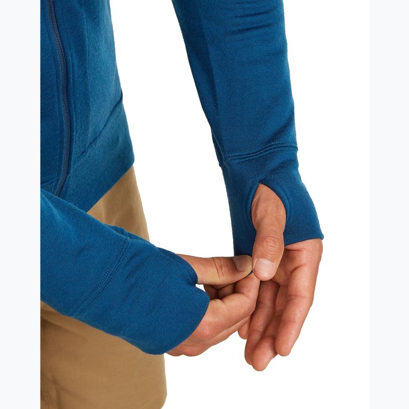 Кофта чоловіча icebreaker Merino 260 Quantum IV Zip Hoodie atlantis 8