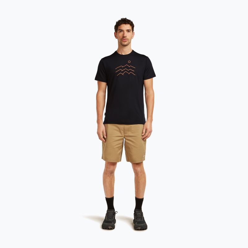 Футболка чоловіча icebreaker Merino 125 Cool-Lite Sphere Tee Across The Peaks black 2