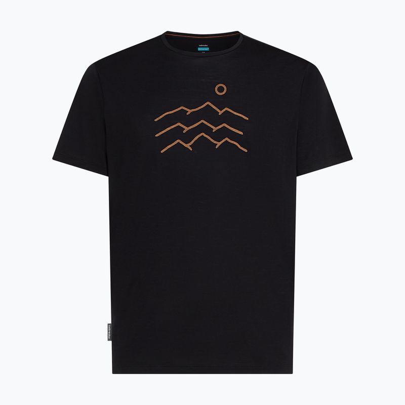 Футболка чоловіча icebreaker Merino 125 Cool-Lite Sphere Tee Across The Peaks black 7