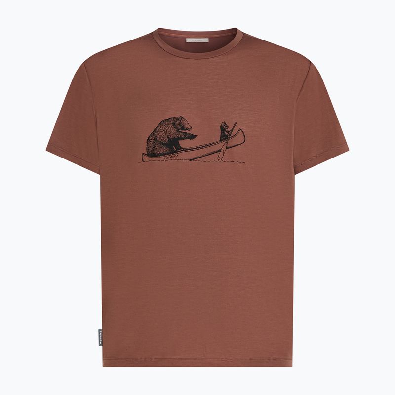 Футболка чоловіча icebreaker Merino Core Canoe Companions carob 7