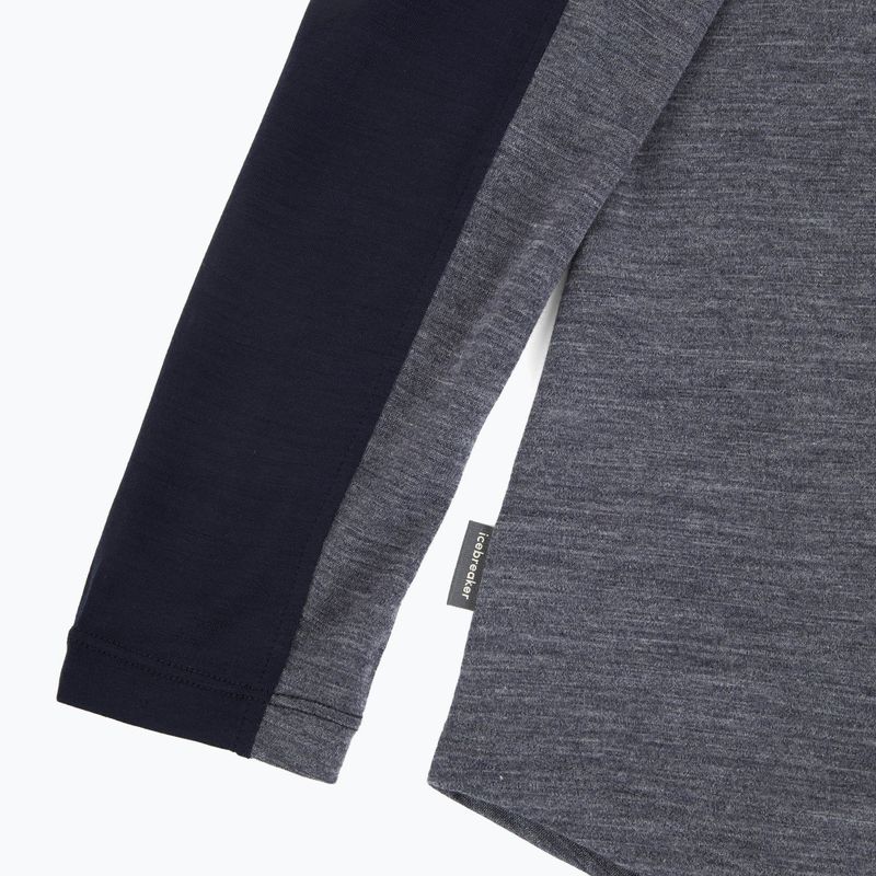 Лонгслів жіночий icebreaker Merino 125 Cool-Lite Sphere Tee CB midnnavy hthr/midnnavy/cb 3
