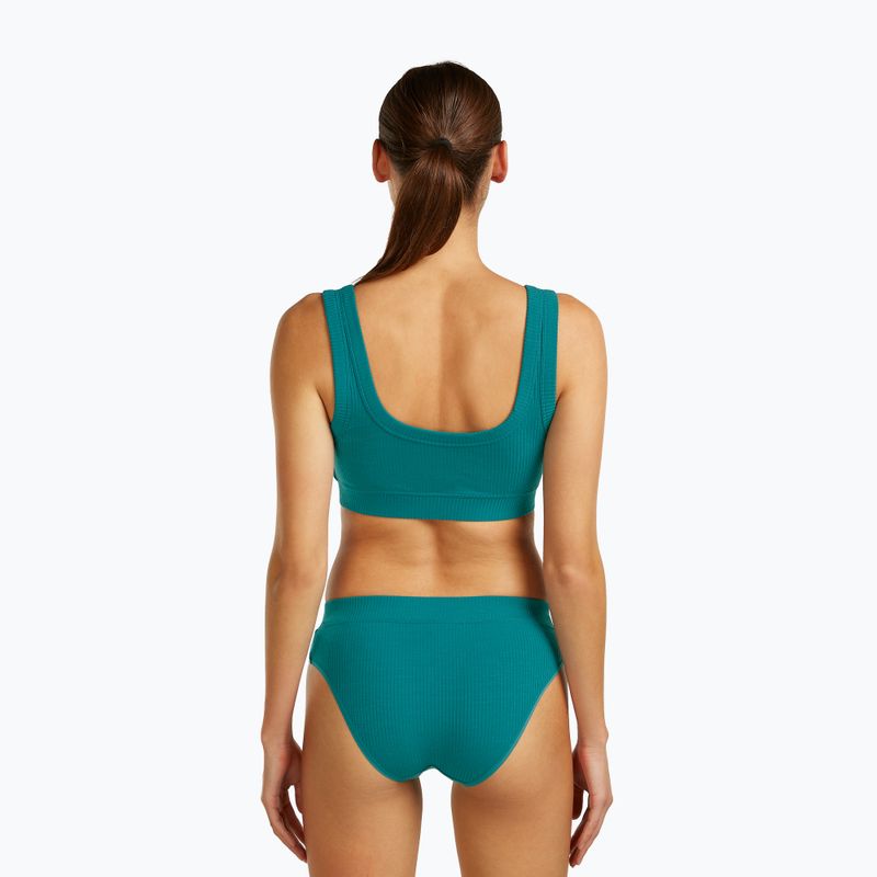 Бюстгальтер термічний icebreaker Merino Rib Lotus tidal teal 3