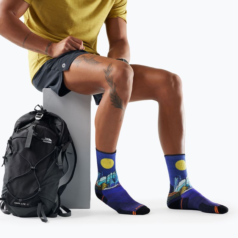 Шкарпетки Smartwool Hike Mountain Lake Print Crew deep navy 2