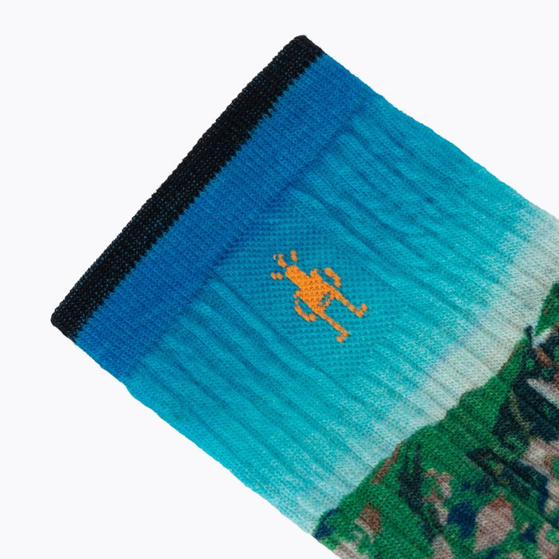 Шкарпетки жіночі Smartwool Hike Mountain Lake Print Crew capri 3