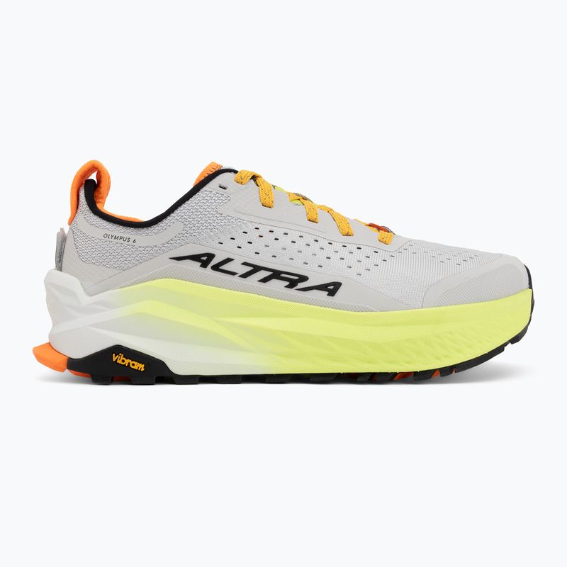 Кросівки для бігу чоловічі Altra Olympus 6 gray/lime 2