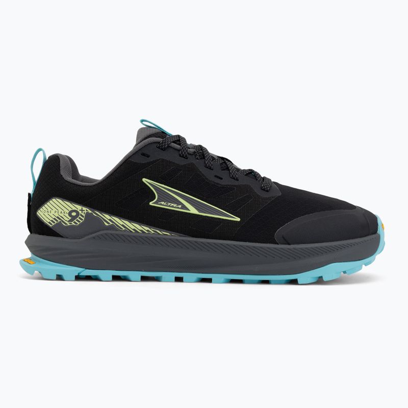 Кросівки для бігу чоловічі Altra Lone Peak 9+ black/lime 2