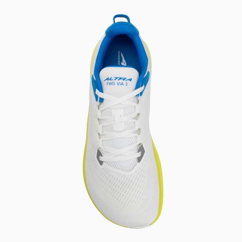 Кросівки для бігу чоловічі Altra FWD Via 2 white/lime 5