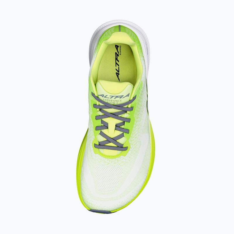 Кросівки для бігу чоловічі Altra Experience Flow 3 white/lime 5