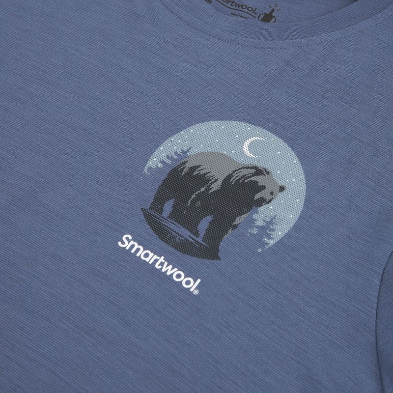 Футболка чоловіча Smartwool Lunar Bear Active SS Graphic Tee nightfall blue 3