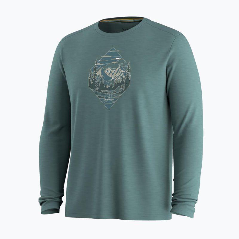 Лонгслів чоловічий Smartwool Wander Valley Active Long Sleeve Graphic Tee dusty tea 3