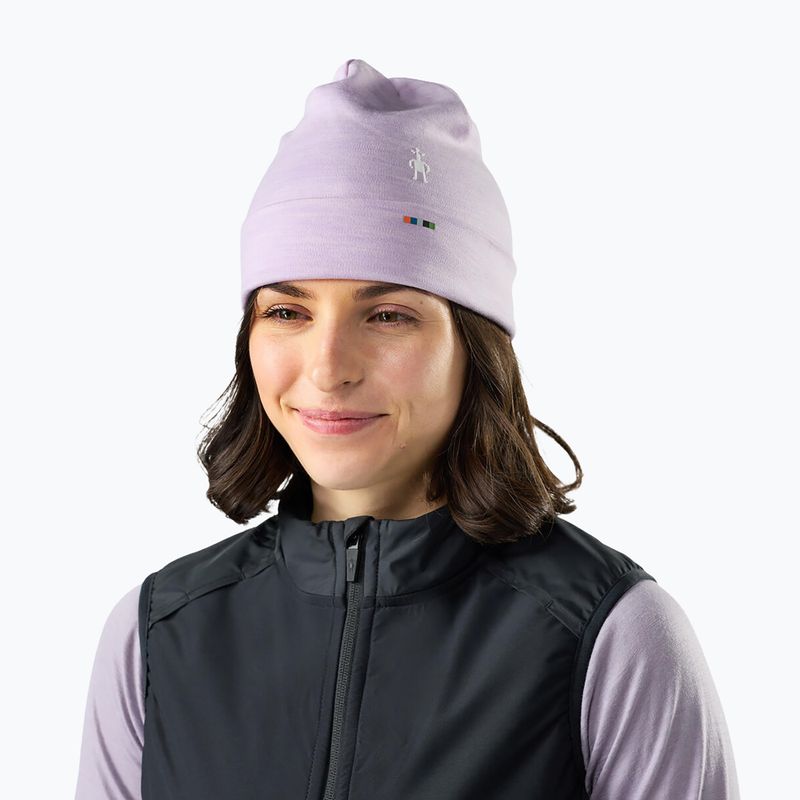 Шапка зимова Smartwool Merino Reversible Cuffed lavender sky heather 2