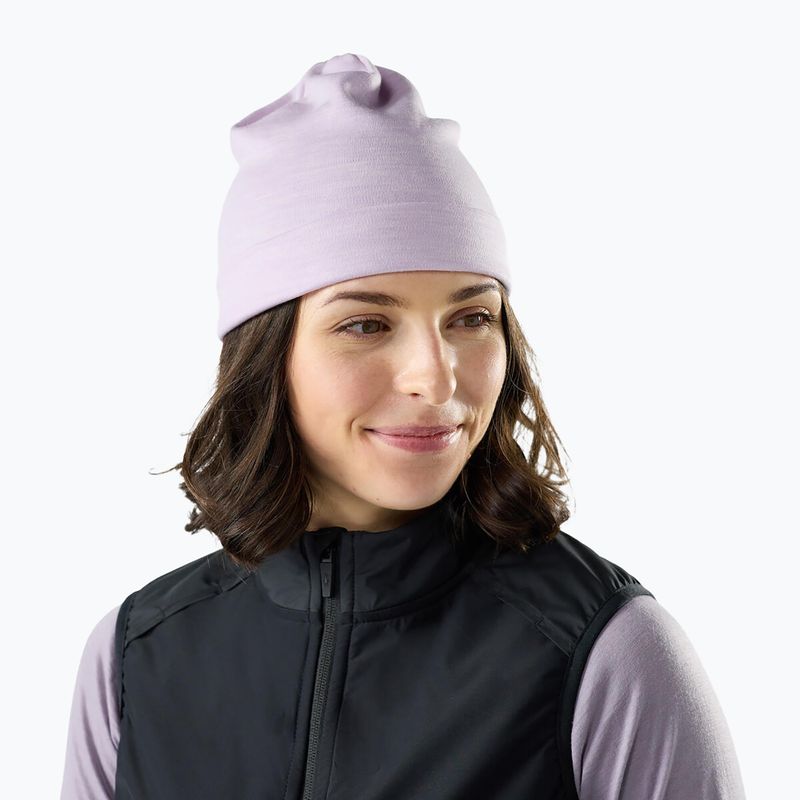 Шапка зимова Smartwool Merino Reversible Cuffed lavender sky heather 3
