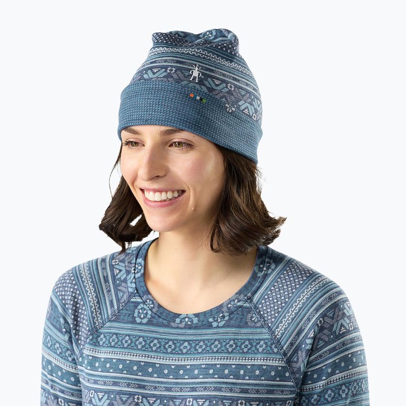 Шапка зимова Smartwool Merino Reversible Cuffed nightfall fair isle fun 3