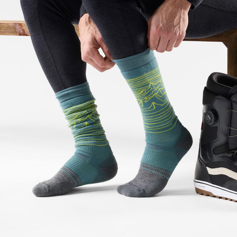 Шкарпетки для сноуборду Smartwool Snowboard Full Cushion Iguchi OTC dusty teal 2