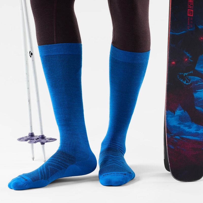 Шкарпетки лижні Ski Zero Cushion OTC laguna blue 2