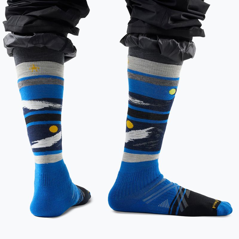 Шкарпетки лижні Ski Full Cushion Midnight Ski Pattern OTC laguna blue 2