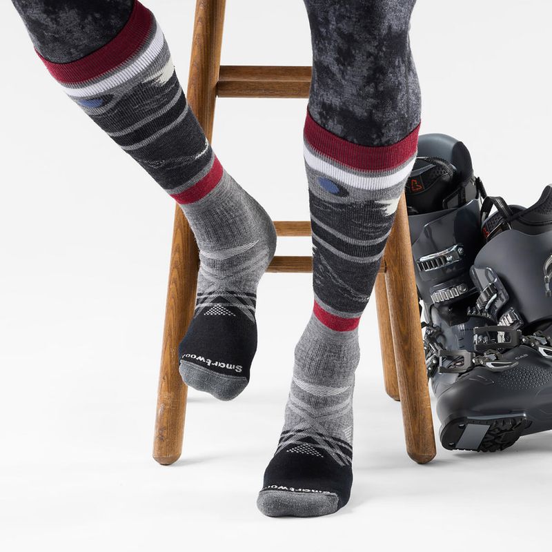 Шкарпетки лижні Ski Full Cushion Midnight Ski Pattern OTC medium gray 2