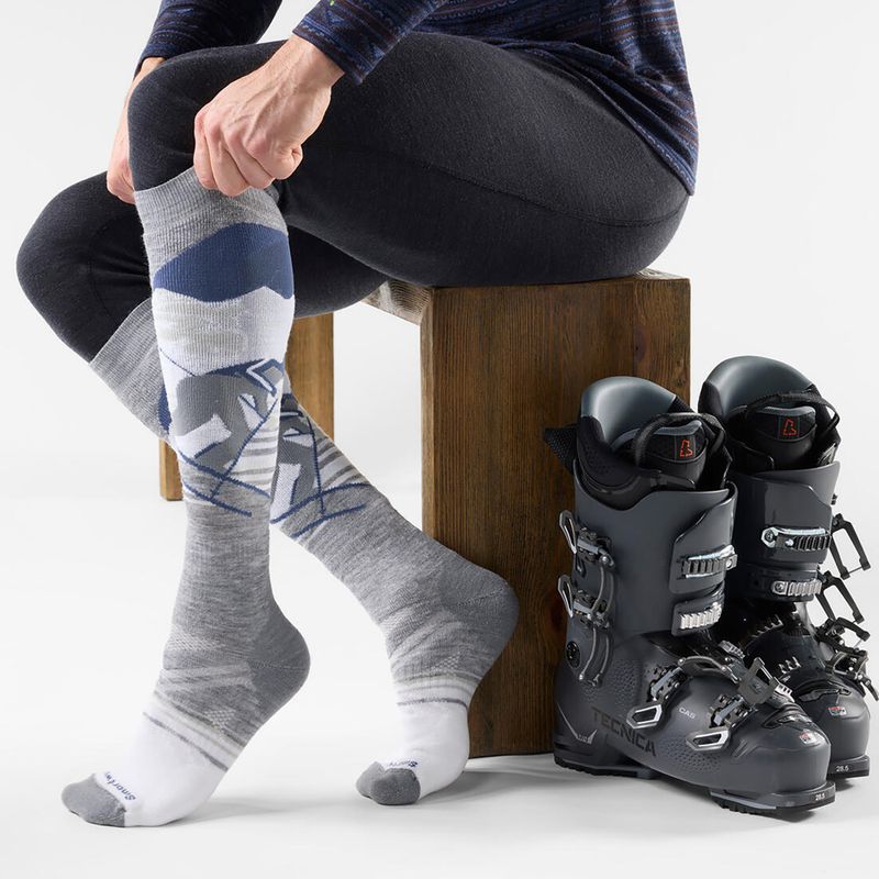 Шкарпетки лижні Smartwool Ski Full Cushion Chute the Moon OTC light gray 2