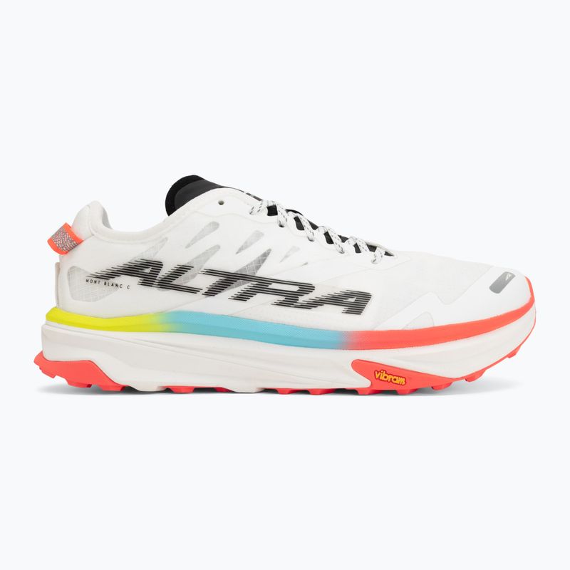 Кросівки для бігу чоловічі Altra Mont Blanc Carbon white/black/firey coral 2