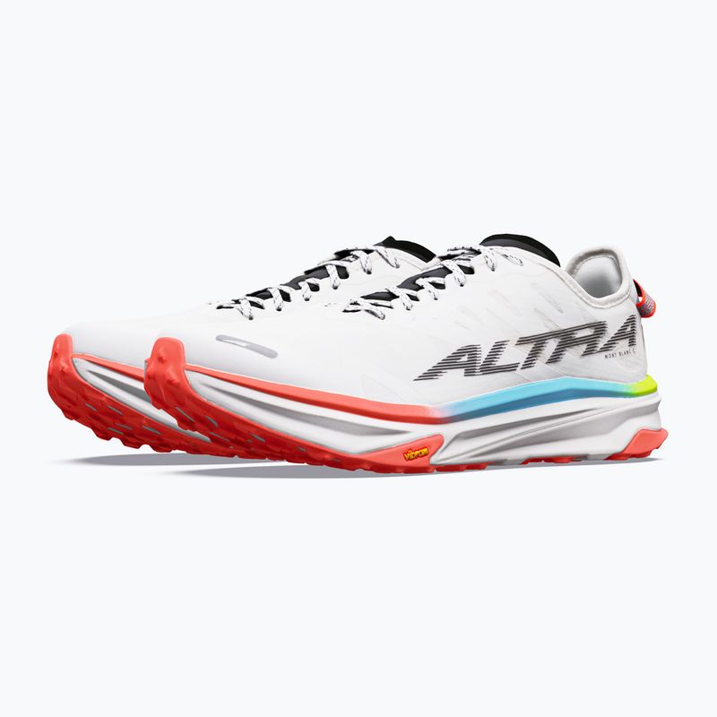 Кросівки для бігу чоловічі Altra Mont Blanc Carbon white/black/firey coral 2