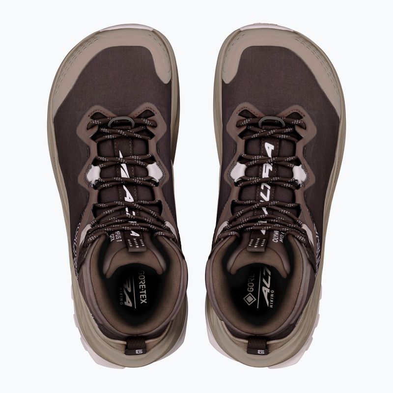 Кросівки для бігу жіночі Altra Olympus 7 Mid GTX chocolate torte/mountain 3