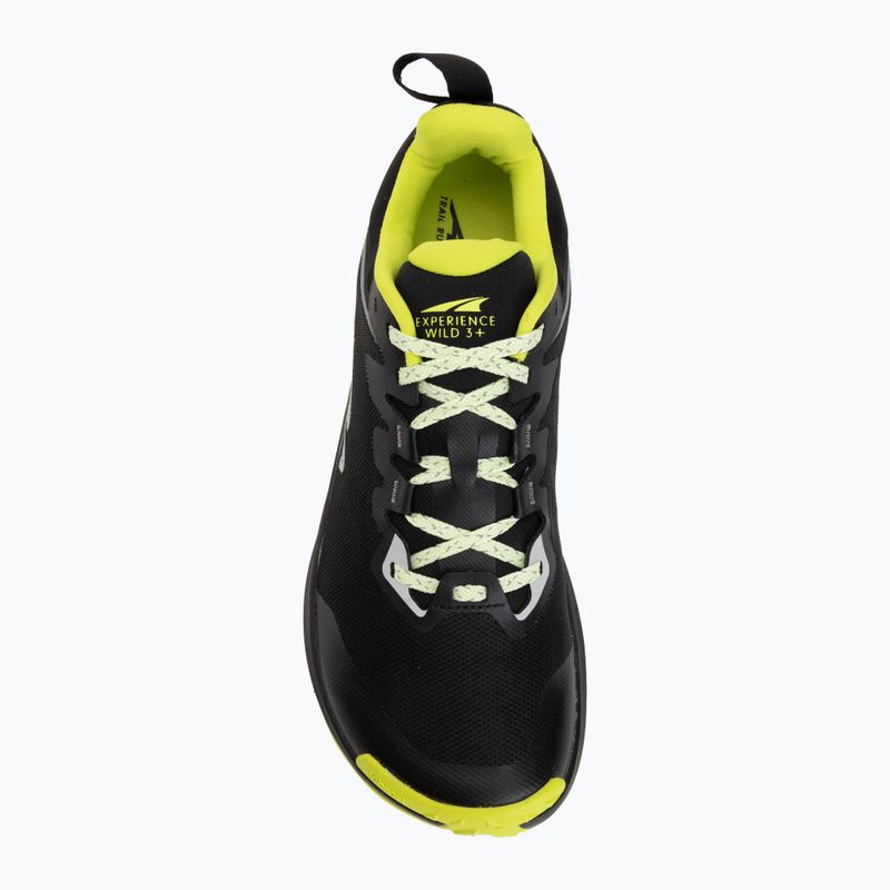 Кросівки для бігу чоловічі Altra Experience Wild 3+ black/silver/acid lime 5