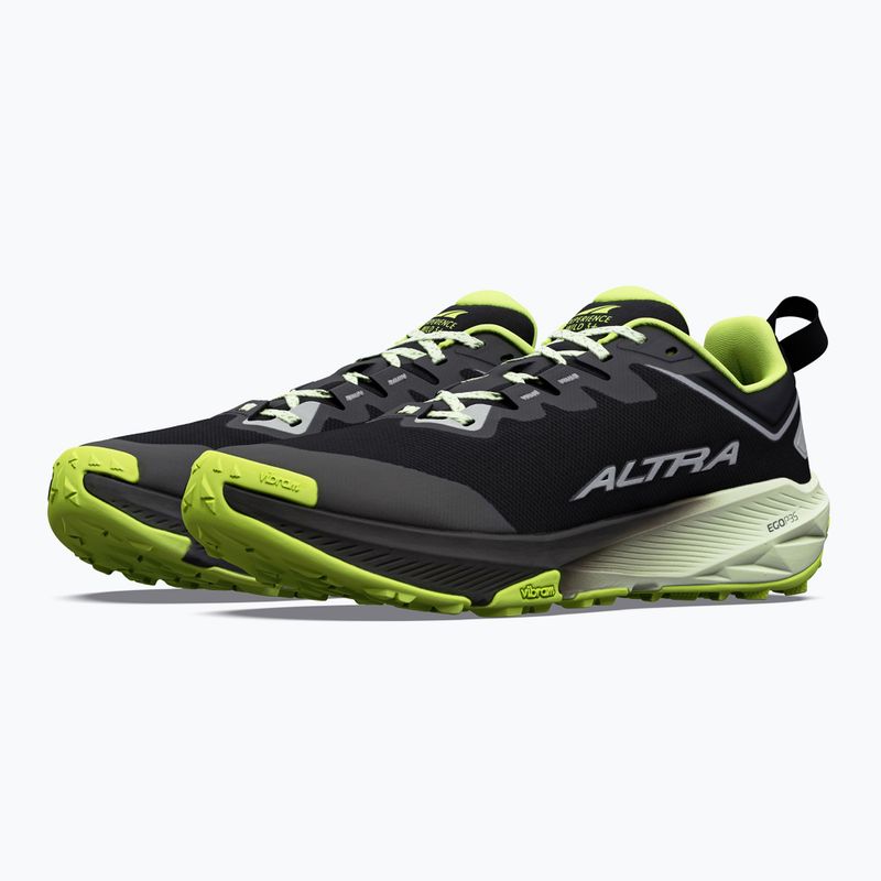 Кросівки для бігу чоловічі Altra Experience Wild 3+ black/silver/acid lime 2
