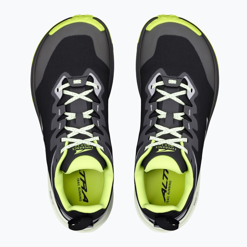 Кросівки для бігу чоловічі Altra Experience Wild 3+ black/silver/acid lime 3