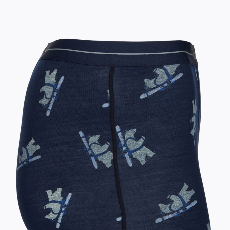 Боксери термоактивні чоловічі Icebreaker Merino 150 Anatomica BearTour AOP Boxers midnight navy 3