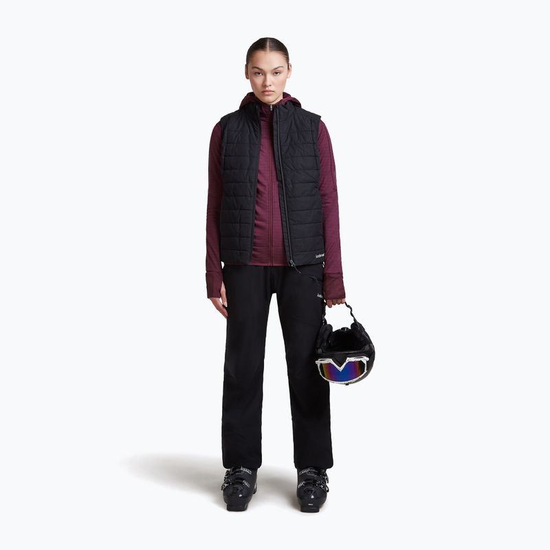 Кофта трекінгова жіноча Icebreaker Merino 300 Realfleece Descender Zip Hoodie dark berry 6