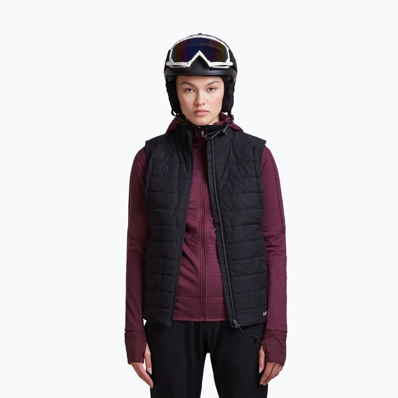Кофта трекінгова жіноча Icebreaker Merino 300 Realfleece Descender Zip Hoodie dark berry 7