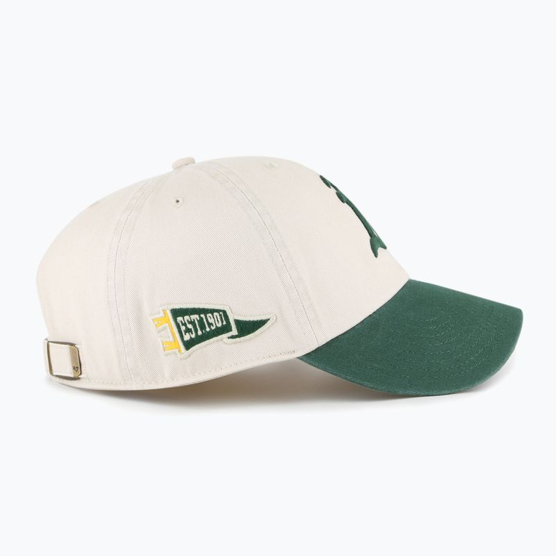 Кепка 47 Brand MLB Oaklands Athletics Grand Stand CLEAN UP bone 3