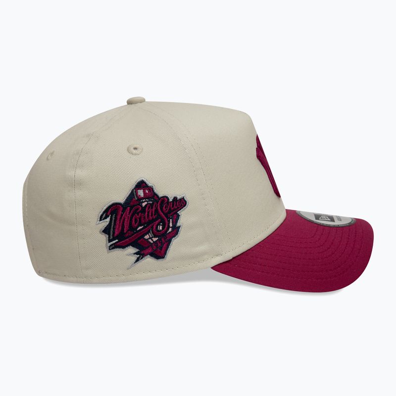 Бейсболка New Era WS Patch Eframe New York Yankees світло-бежева 4