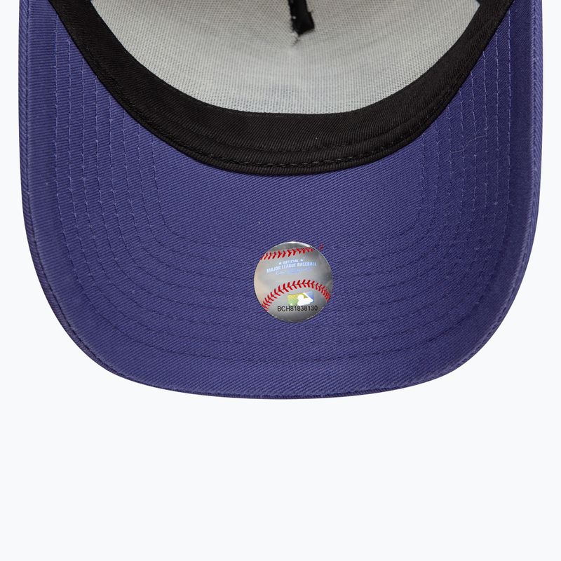 Бейсболка New Era WS Patch Eframe Los Angeles Dodgers світло-бежева 6