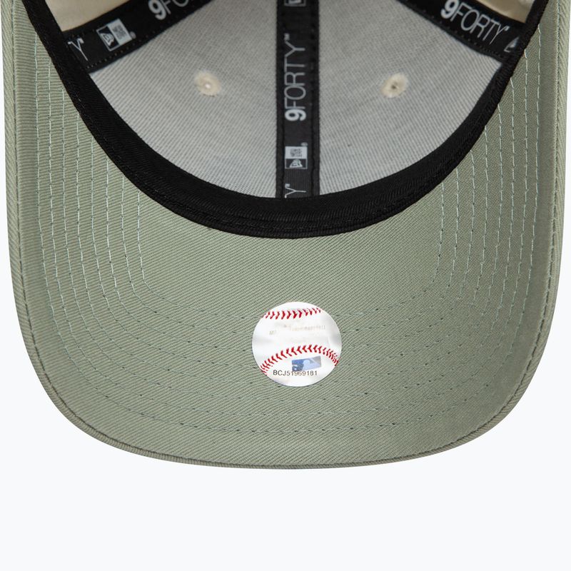 Бейсболка New Era WS Patch 9Forty Oakland Athletics світло-бежева 6