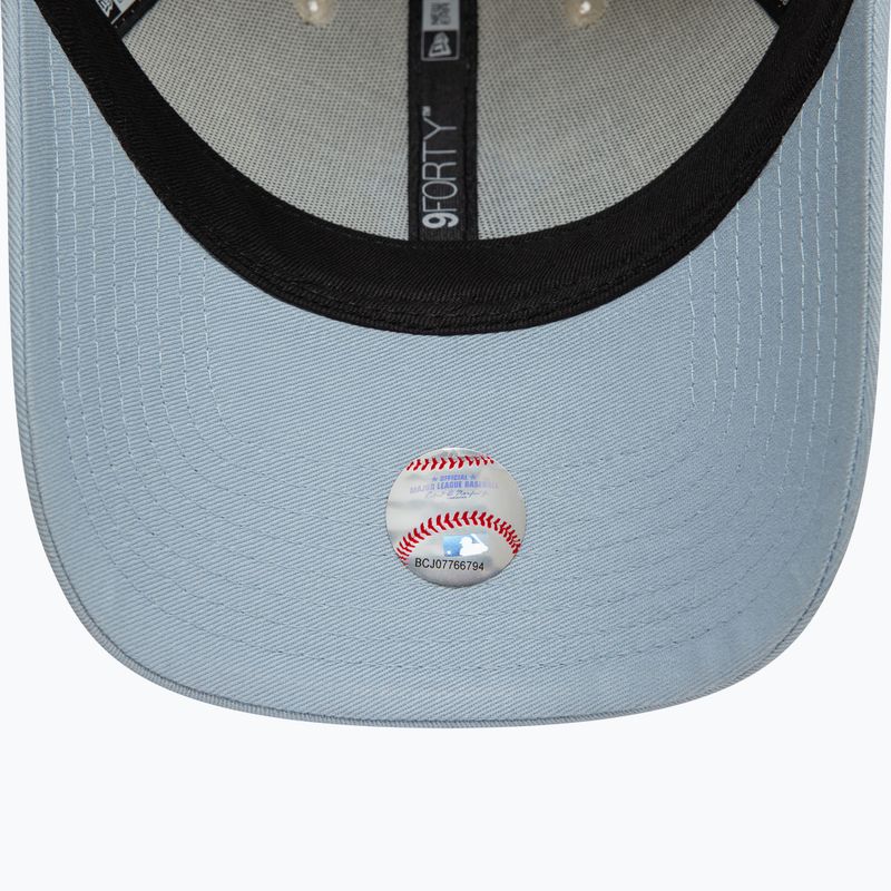 Бейсболка New Era WS Patch 9Forty New York Yankees світло-бежева 6