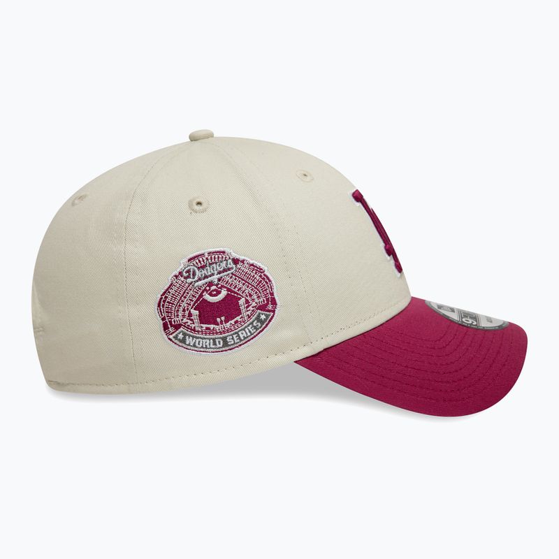 Бейсболка New Era WS Patch 9Forty Los Angeles Dodgers світло-бежева 4