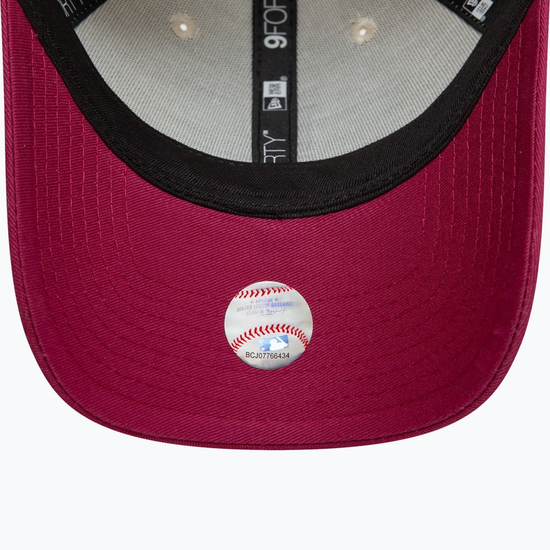 Бейсболка New Era WS Patch 9Forty Los Angeles Dodgers світло-бежева 6