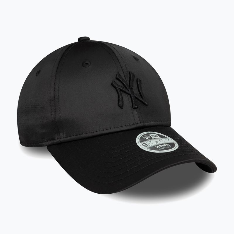 Жіноча бейсболка New Era Satin 9Forty New York Yankees чорна