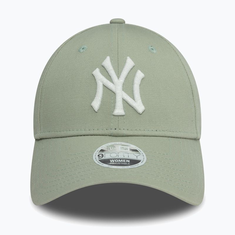 Бейсболка New Era Metallic Logo 9Forty New York Yankees зелена пастельна бейсболка 3