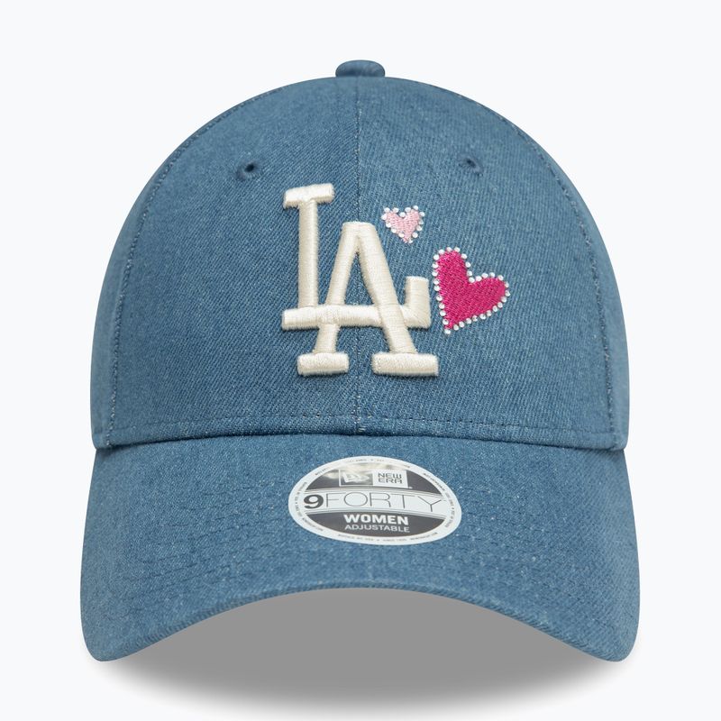 Кепка жіноча New Era Denim Icon 9Forty Los Angeles Dodgers navy 2