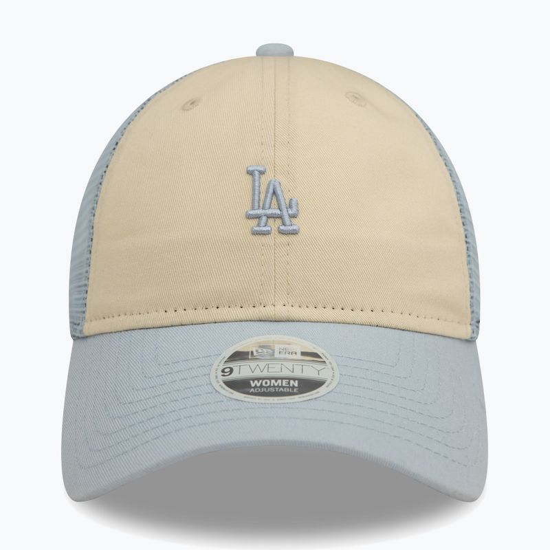 Кепка New Era 9Twenty Trucker Los Angeles Dodgers light beige 3