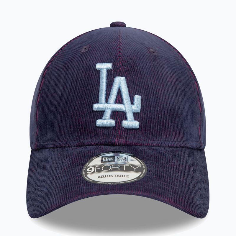Бейсболка New Era Two Tone Cord 9Forty Los Angeles Dodgers темно-синій 3