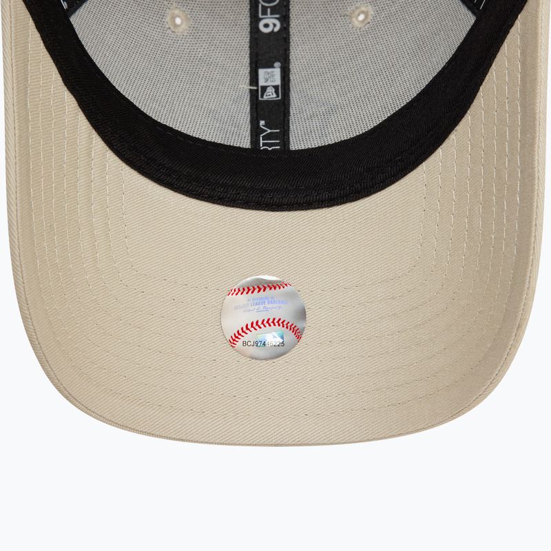 Бейсболка New Era Team Outline 9Forty New York Yankees світло-бежева 3