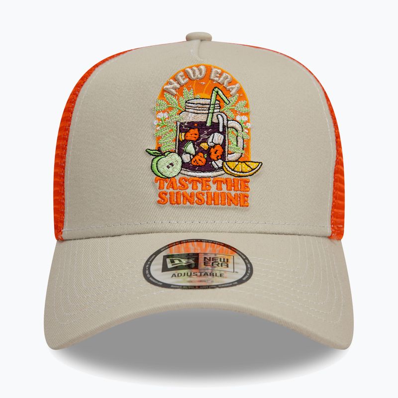 Кепка New Era Summer Patch Trucker light beige 2