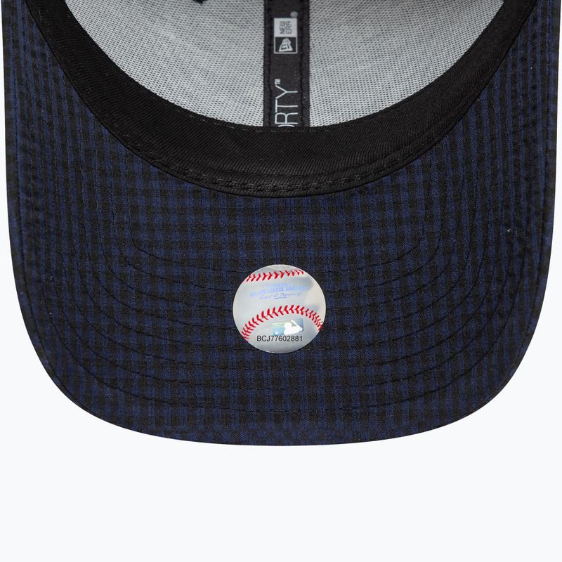Бейсболка New Era Seersucker 9Forty New York Yankees темно-синя 5