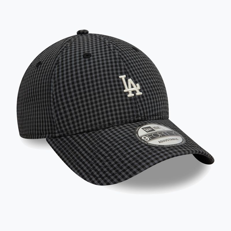Бейсболка New Era Seersucker 9Forty Los Angeles Dodgers чорна