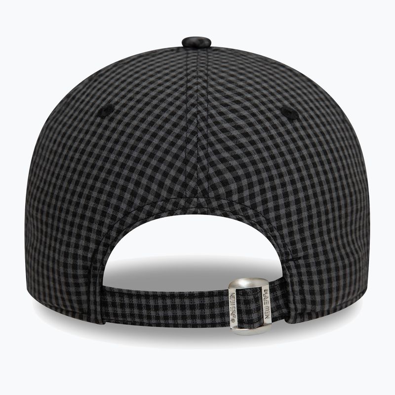 Бейсболка New Era Seersucker 9Forty Los Angeles Dodgers чорна 4